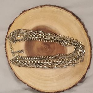 🔥3FOR15🔥Silver and Gold layered chunky necklace